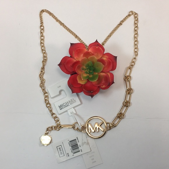 💛MICHAEL KORS💛MK LOGO CHAIN BELT - Picture 8 of 12